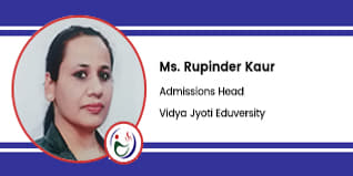 Vidya Jyoti Eduversity, Chandigarh, Admissions Head :  Ms. Rupinder Kaur Interview